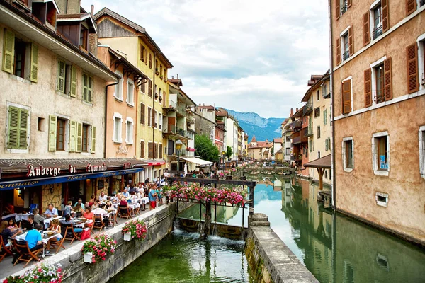 View of the old town of Annecy - France — Stock Photo, Image