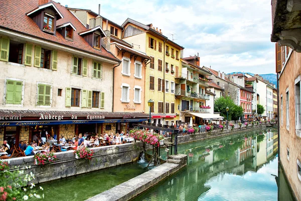 View of the old town of Annecy - France — Stock Photo, Image