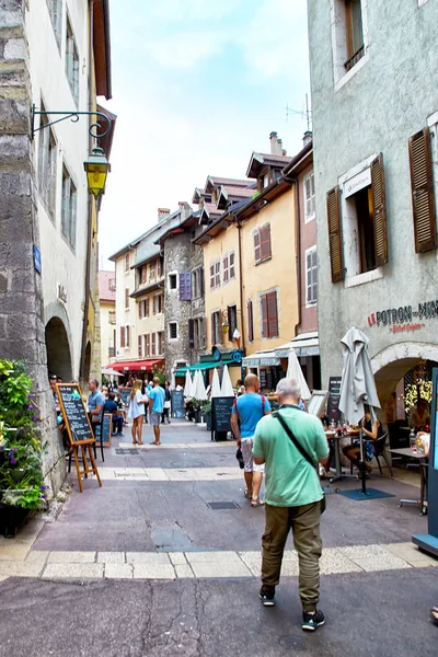 Weergave van de oude stad van Annecy - Frankrijk — Stockfoto