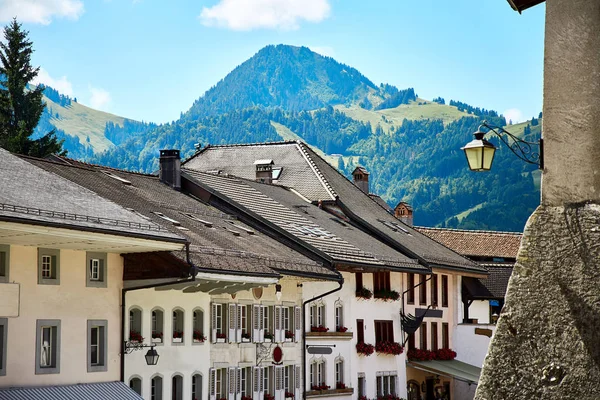 Buildings of Gruyere, Switzerland — Stock Photo, Image