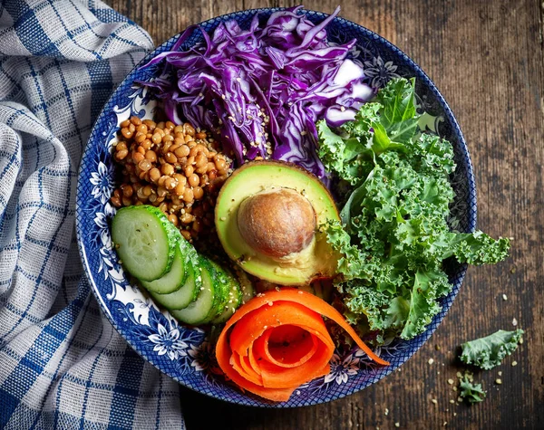 Colazione ciotola vegan — Foto Stock