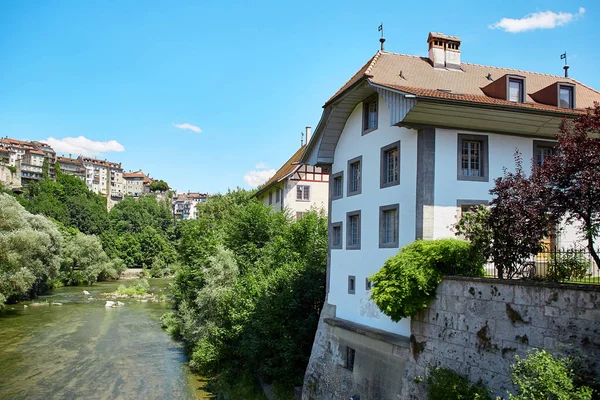 Fribourg town, Switzerland — Stock Photo, Image