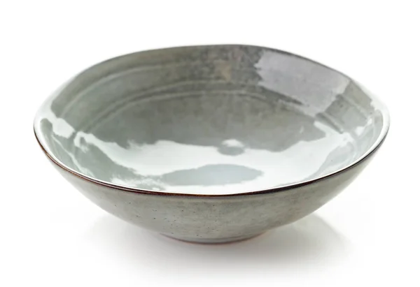 Empty grey bowl — Stock Photo, Image