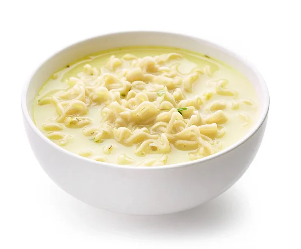Μπολ με μανέστρα σούπα με τυρί και μυρωδικά — Φωτογραφία Αρχείου