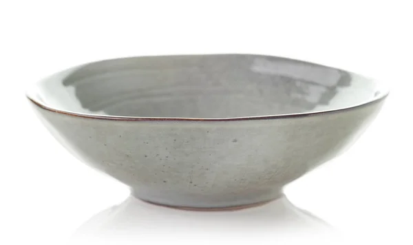 Empty grey bowl — Stock Photo, Image