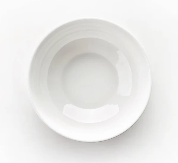 빈 흰색 그릇 — 스톡 사진