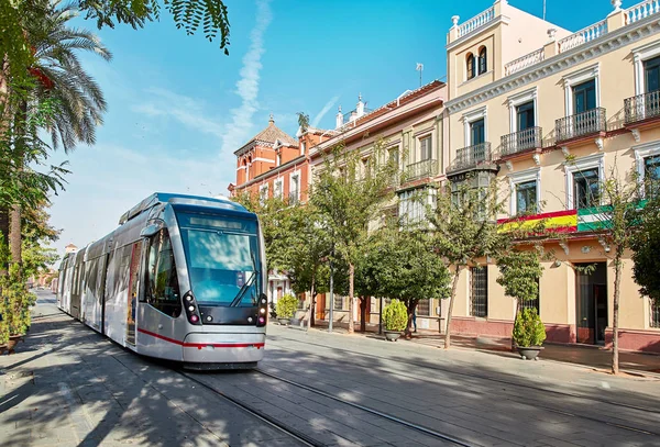 Gatuvy över Sevilla — Stockfoto