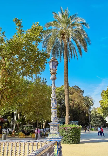 Spanien-torget, Sevilla, Spanien — Stockfoto