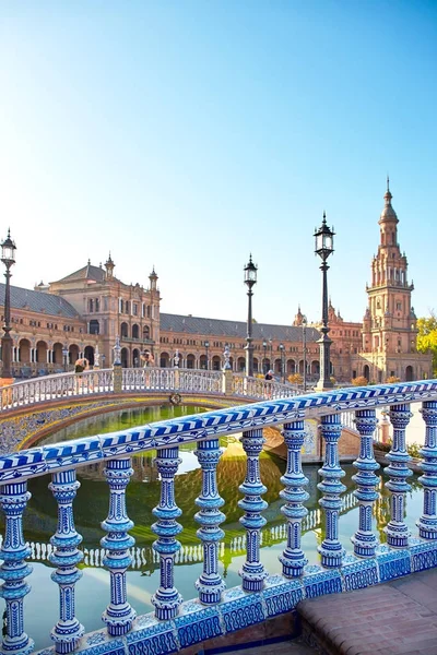 Spanje Square, Sevilla, Spanje — Stockfoto