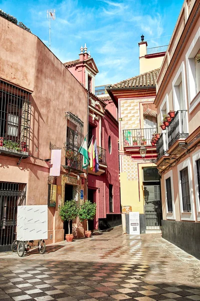 Vista de rua de Sevilla — Fotografia de Stock