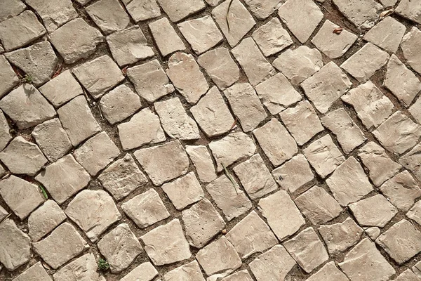 Fragmento de rua rochosa — Fotografia de Stock