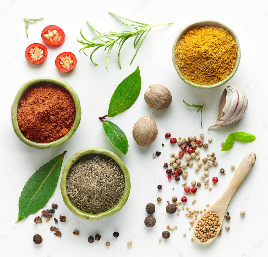 Various herb and spices