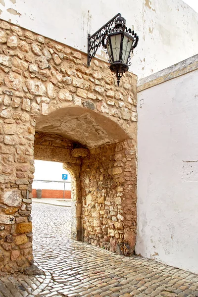 Porta d'ingresso al parco naturale di Ria Formasa nella città di Faro — Foto Stock