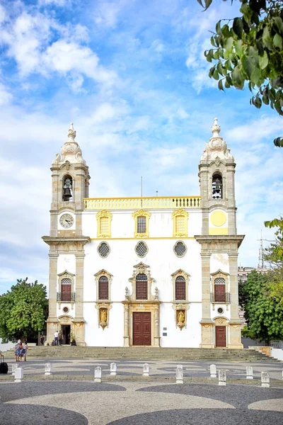 Eglise de Carmo (Chapelle des Os) à Faro, région de l'Algarve, Portugal — Photo