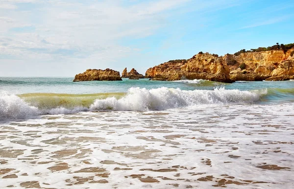 Strand van de algarve, portugal — Stockfoto
