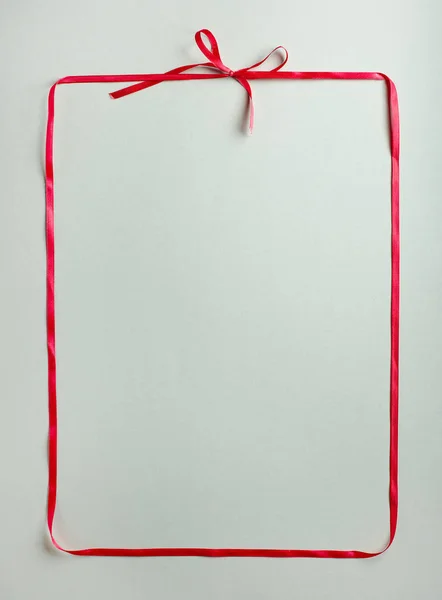 Rood lint frame — Stockfoto