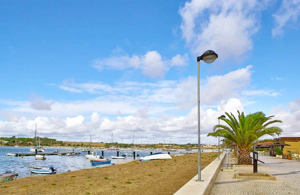 Fishermens boats in Alvor city — Stock Photo, Image