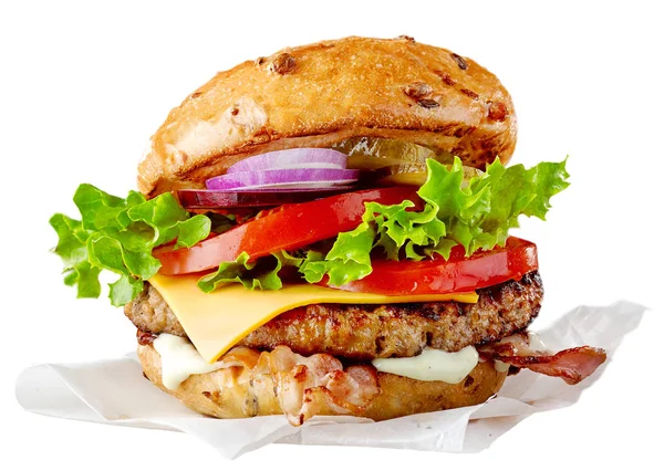 Fresh tasty burger — Stock Photo, Image