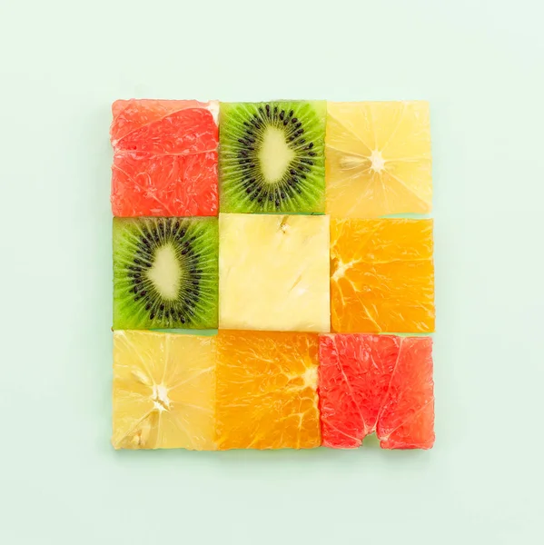 Varios trozos de fruta — Foto de Stock