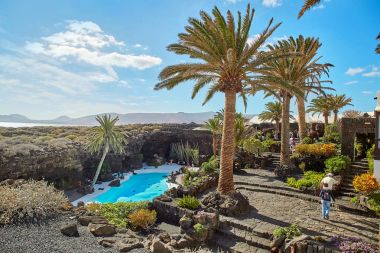 Jameos del Agua pool in Lanzarote