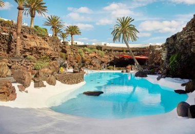 Jameos del Agua pool in Lanzarote