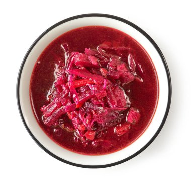 pancar kök çorbası borsch kase