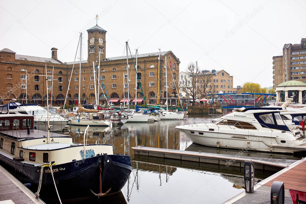 St Katharine Docks in London Stock Editorial Photo © magone 191973278