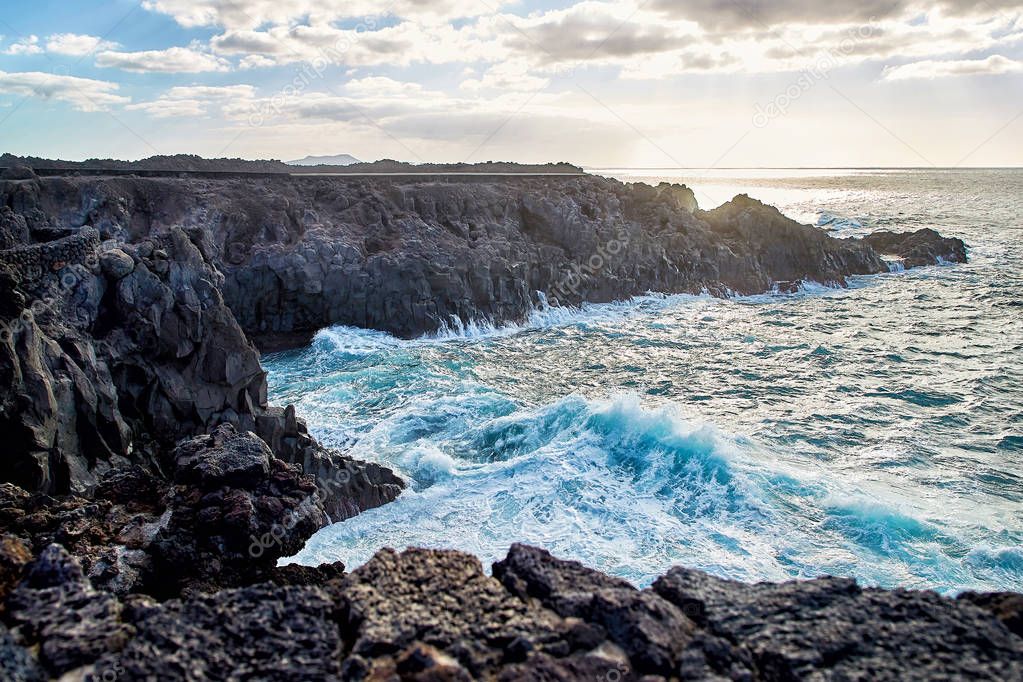 Beautiful landscape of Lanzarote Island