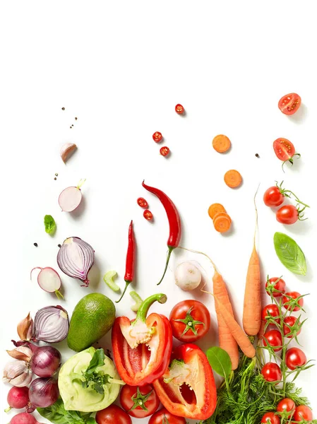 Diversos legumes frescos — Fotografia de Stock