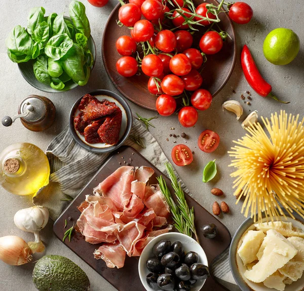 Ingredientes alimentarios saludables — Foto de Stock