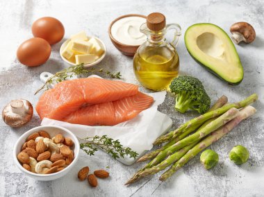 çeşitli taze ürünler