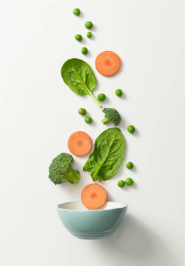 Bir kase sağlıklı sebze.