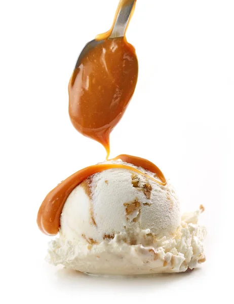 Мороженое и мягкая карамель — стоковое фото