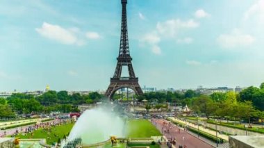 Eyfel Kulesi Paris, 4k hızlandırılmış