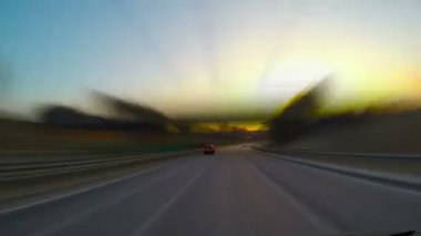 Gün batımı, 4 k hızlandırılmış yol