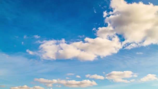Wolken am Himmel, 4k Zeitraffer — Stockvideo
