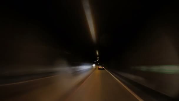 Large tunnel, 4k time-lapse — Stock Video