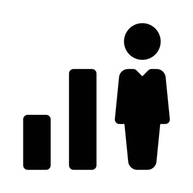 Kar grafik simgesini