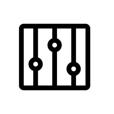 müzik ekolayzer simgesi