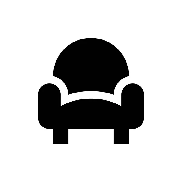 Fotel egyszerű ikon — Stock Vector