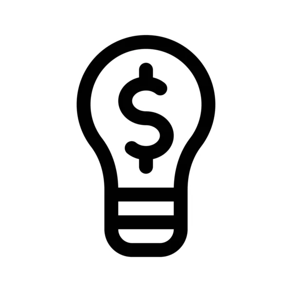 Idea web icon — Stock Vector