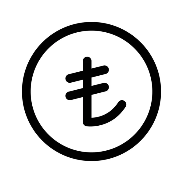 Pengar valuta ikonen — Stock vektor