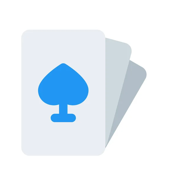 Poker hra ikona — Stockový vektor