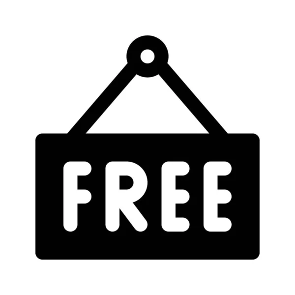 Значок бесплатной наклейки — стоковый вектор