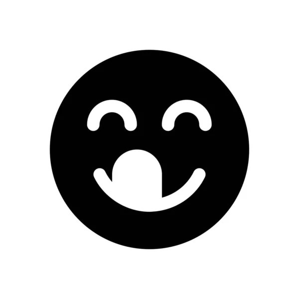 Hungriges Emoji-Symbol — Stockvektor