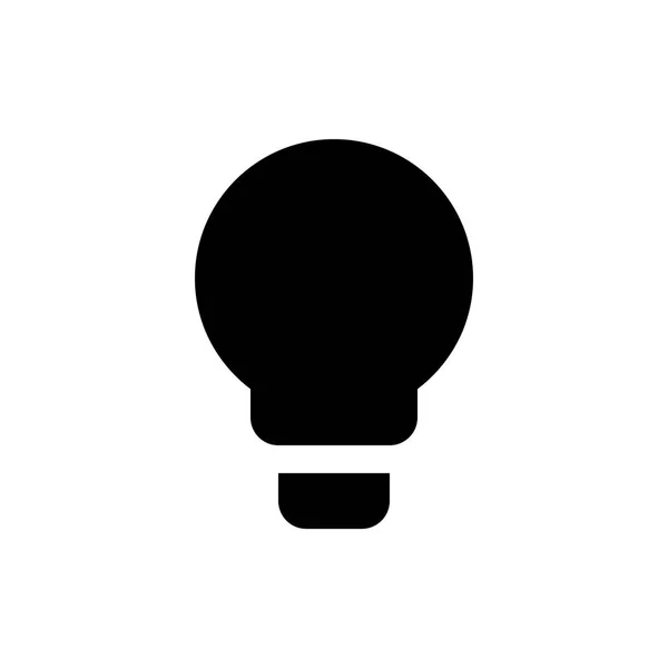 Лампочка значок — стоковий вектор