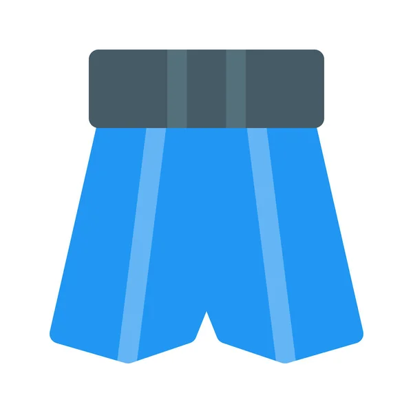 Icono de pantalones de boxeo — Vector de stock