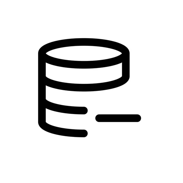Εικονίδιο web βάσης δεδομένων — Διανυσματικό Αρχείο