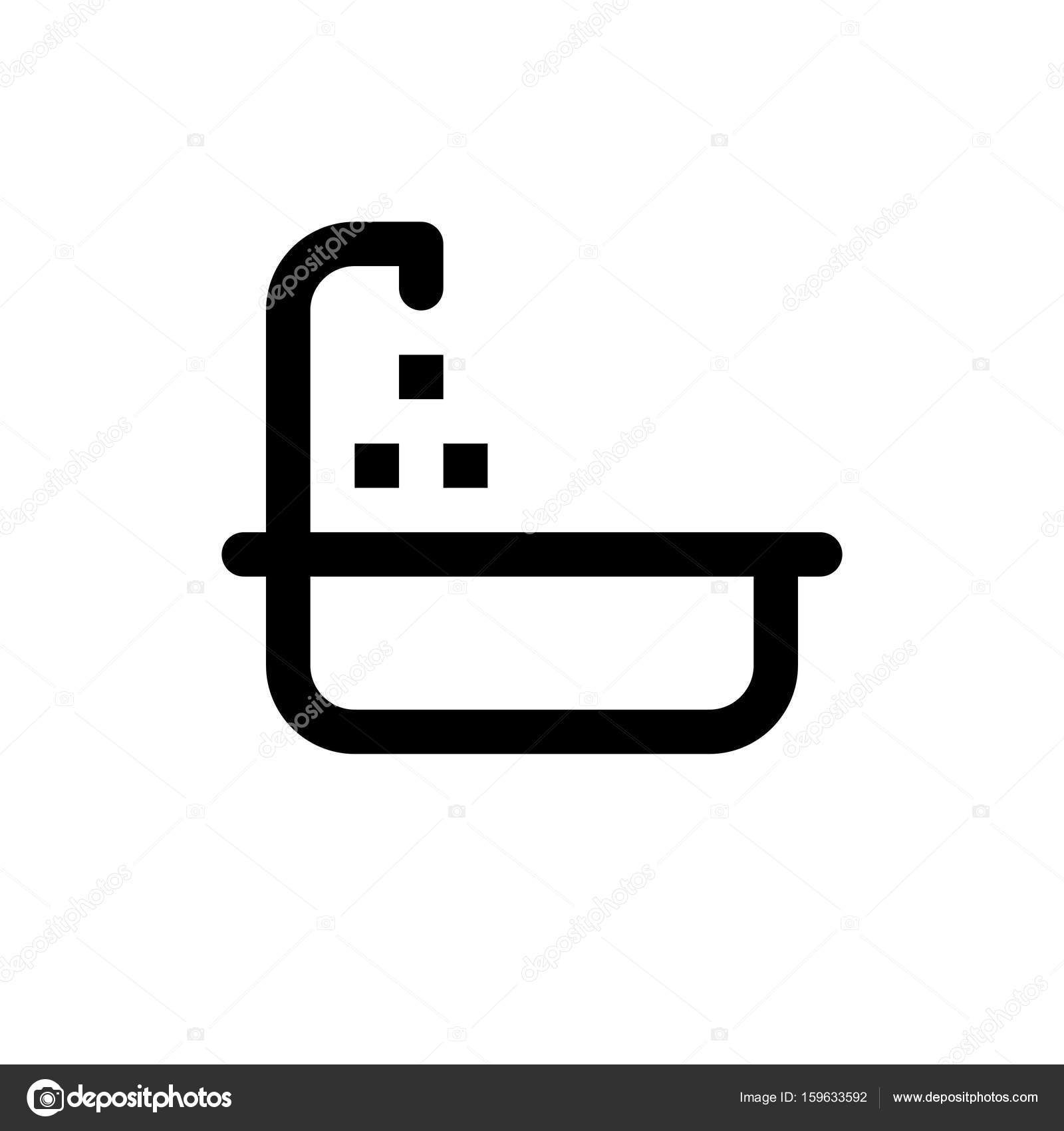 Icona Di Web Di Vasca Da Bagno Vettoriali Stock C Get4net 159633592