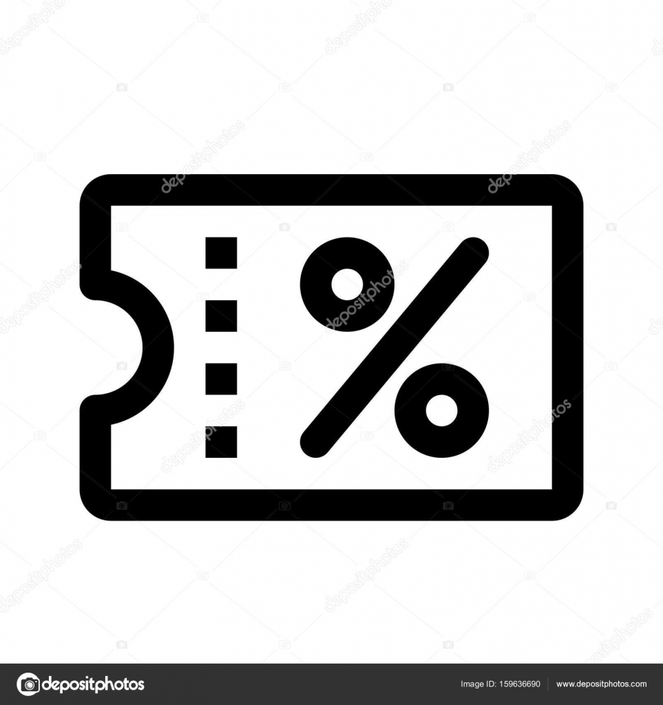 Coupons vector icon